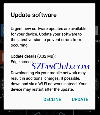 Samsung Galaxy S7 Edge SM-G935F Receiving Urgent Software Update | software-update-samsung-galaxy-s7-galaxy-s7-edge-marshmallow-android-6.0.1