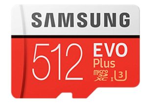 Expand Storage of Galaxy S10 To 512 GB with MicroSD Card | samsung-evo-512-gb-microsd-card-e1550080732690-300x216