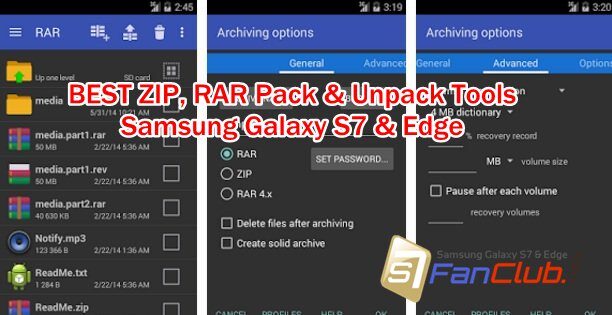 How to Pack & Unpack ZIP and RAR Files on Galaxy S7 & Edge? | zip-unzip-rar-unrar-compressed-files-galaxy-s7-edge-open-3265045