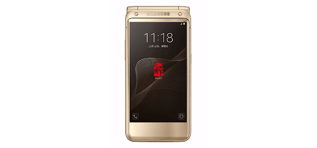 Samsung W2017 Flagship Flip Phone Launched in China | sm-w2017-official-gold-1-1817908