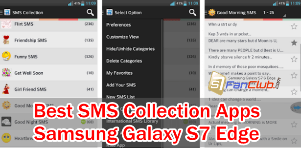 Top 5 Best Galaxy S10 SMS Collection Apps Download | best-sms-collection-apps-samsung-galaxy-s7-edge