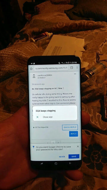 How To Fix Galaxy S8 Plus “DQA Keeps Stopping” Error Message? | dqa-error-galaxy-s8-plus-1055435