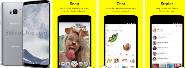 Download Snapchat Android App for Galaxy S7 / S8 / Note 8 | snapchat-samsung-galaxy-s8-note-8-s7-edge-6946067