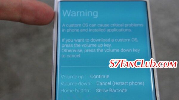 How To Root Galaxy S7 SM-G930F With CF-Auto-Root? | 11-Tap-Volume-Up-670x376-4046675