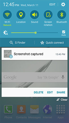 How To Take Screenshots on Samsung Galaxy S7 & Galaxy S7 Edge? | Screenshot_Captured_1-1093914