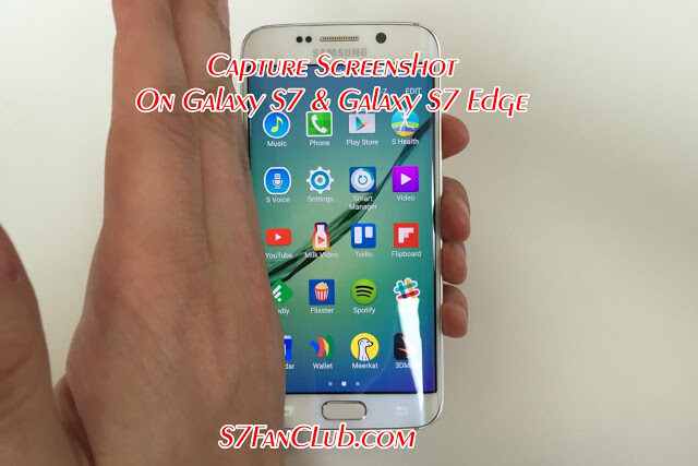 How To Take Screenshots on Samsung Galaxy S7 & Galaxy S7 Edge? | galaxy-s7-edge-how-to-take-a-screenshot-palm-6584423