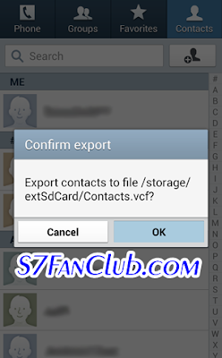 How To Copy Contacts From Old Phone To Galaxy S7 or S7 Edge? | samsung-galaxy-s7-contacts-confirm-export-ok-8008372