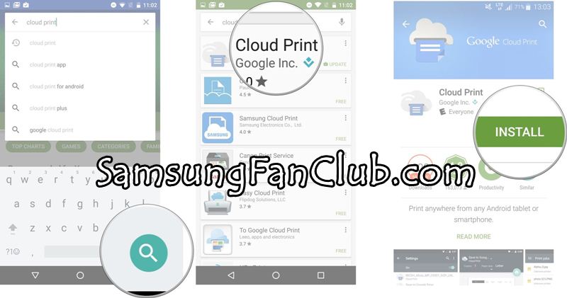 How to Use Chrome Cloud Print with Galaxy S10 / S10 Plus? | google-cloud-print-android-samsung-galaxy-s7-s8-note-8