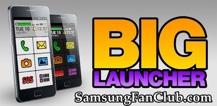 BIG Launcher App for Samsung Galaxy S7 | S8 | S9 | Note 8 | big-launcher-app-android-samsung-galaxy-s7-s9-s8-note-8-download