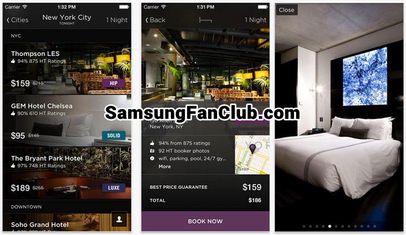 HotelTonight Book Amazing Deals at Best Hotels for Galaxy S7, S8, S9, Note 9, S10 | Hotel-tonight-android-app-samsung-galaxy-s7-s8-s9-s10-note9-note8