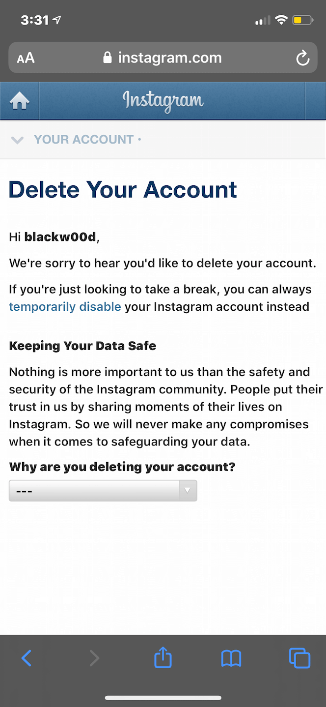 How to Delete or Deactivate Instagram Account Permanently? | How-to-permanently-delete-your-Instagram-on-iPhone-1